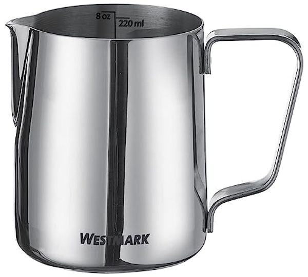 WESTMARK Milchkännchen 600 ml, Brasilia, Mit Skala, ø 11 cm, 18/8 Rostfreier Edelstahl