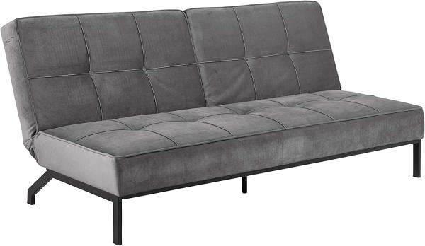 Schlafsofa PERUGIA, dunkelgrau, ca. 198 cm