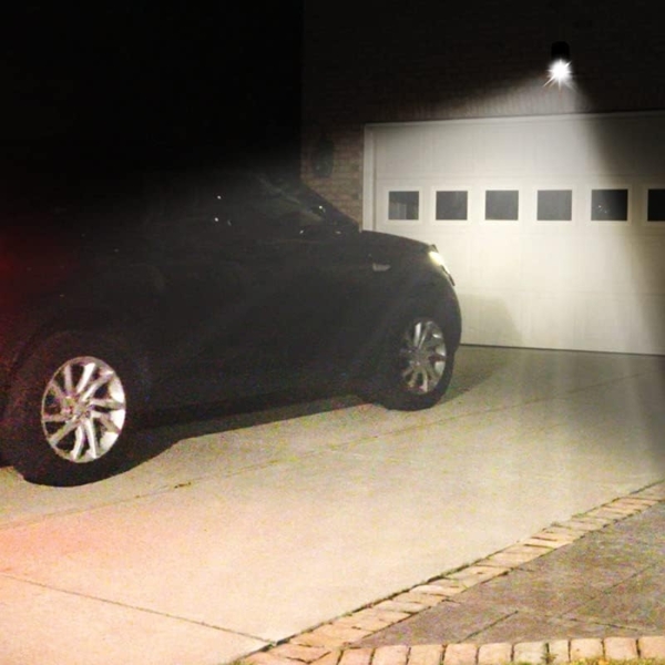 MediaShop Außen-Wandleuchte Panta Safe Light, LED fest integriert, Kaltweiß, 360 Grad drehbar, wetterbeständig, extrem Hell, Bewegungssensor Bild 5