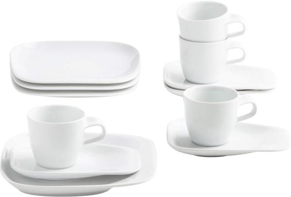 KAHLA Elixyr Kaffee-Set 12tlg. weiß