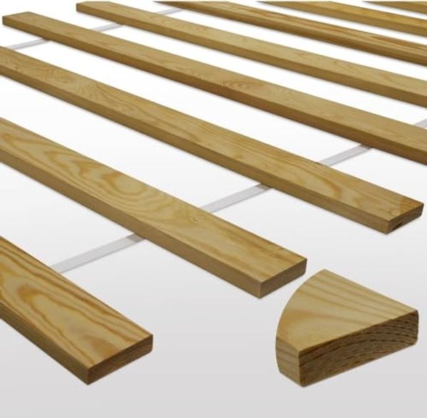 Lattenrost Lattenrost Rollrost Bettrost Lattenrahmen Kiefer Holz Massiv Bett, Furnify