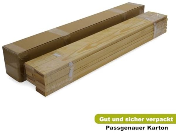 Lattenrost Lattenrost Rollrost Bettrost Lattenrahmen Kiefer Holz Massiv Bett, Furnify Bild 6