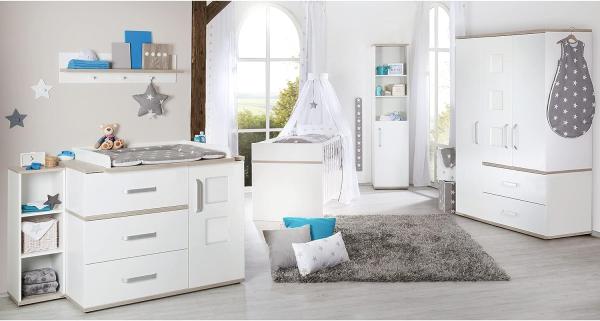 Roba 'Moritz' 3-tlg. Babyzimmer-Set Kommode breit