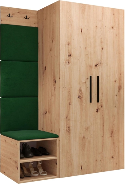 Garderoben-Set Mapreni IV (Farbe: Artisan Eiche, Manila 35)