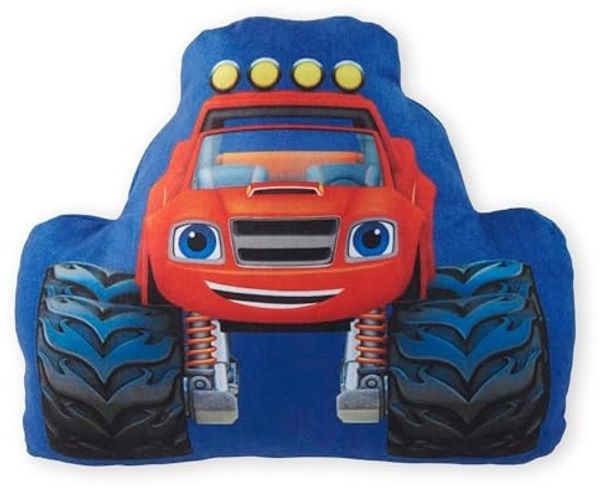United Labels® Dekokissen Blaze und die Monster-Maschinen Monstertruck Plüsch 28x24 cm