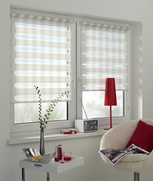 Gardinia EASYFIX Doppelrolle Karo, kein Bohren | Kleben, Klemmen Bild 7