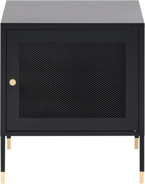 Nachttisch OSSETT Metall Schwarz Bild 4
