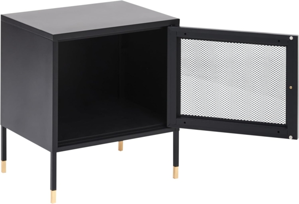 Nachttisch OSSETT Metall Schwarz Bild 8