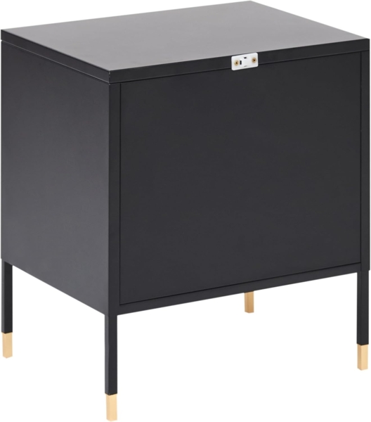 Nachttisch OSSETT Metall Schwarz Bild 5
