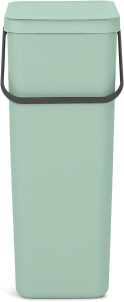 Brabantia 'Sort & Go' Abfallbehälter, Kunststoff, Jade Green, 40 Liter