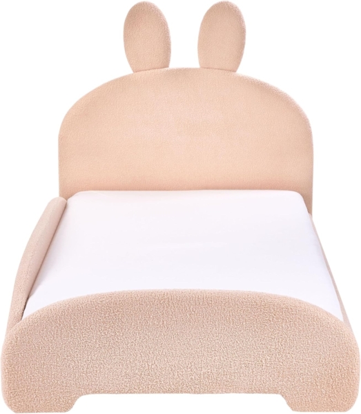 Kinderbett Kaninchen Bouclé PERROS 90 x 200 cm Beige Bild 6