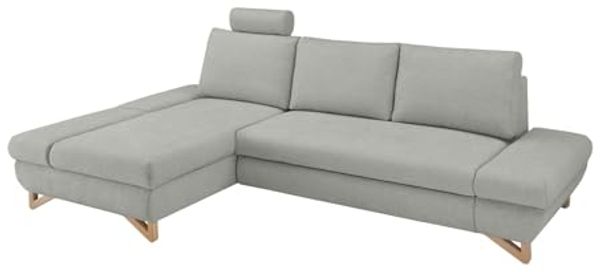 Ecksofa Skalm in grau 284 cm