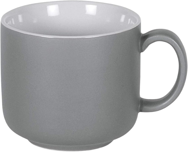 Kaffeetasse grau Jasper