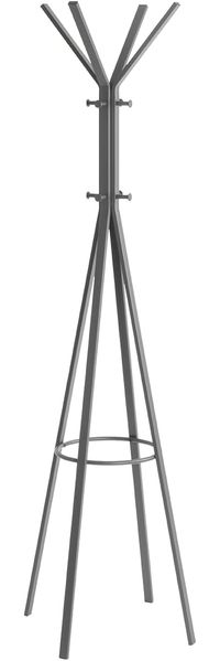 HAKU Möbel Garderobenständer, grau, Metall - Maße: H 175 x Ø 54 cm, Style: Modern