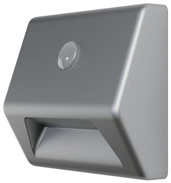 Osram LED-Nachtlicht Nightlux Stair mit Licht- & Bewegungssensor 7,3 cm kaltweiß silber