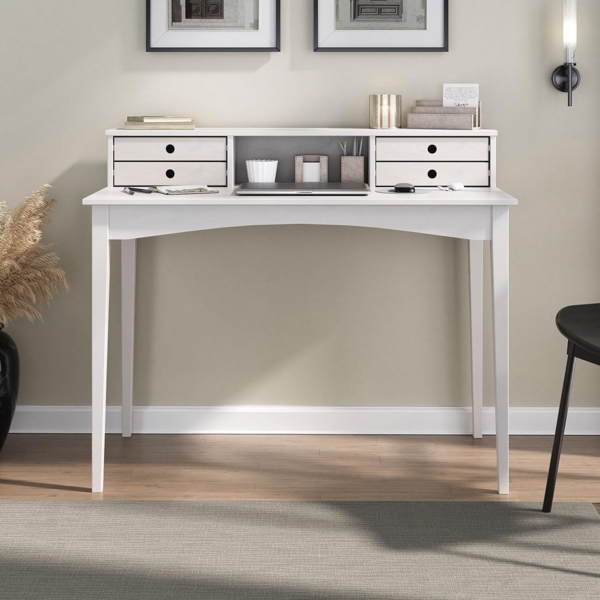 IDIMEX Schreibtisch Schreibtisch, Schreibtisch mit Schubladen Holztisch Bürotisch Massivholz