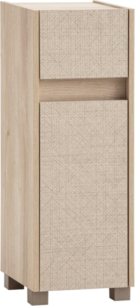 Schildmeyer Highboard Sander 160306, weißeiche Dekor/Canasta Dekor, 30,2 x 33 x 84,8 cm