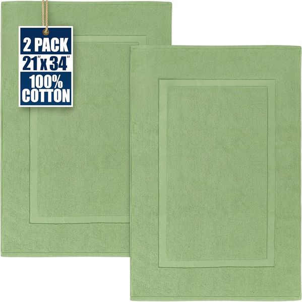 Utopia Towels UT0306 Badematte, 100% Baumwolle, grün, Stück: 1