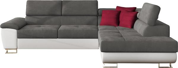 Ecksofa Cotere (Soft 017 + Uttario Velvet 2971 + Kronos 02, Seite: Rechts)