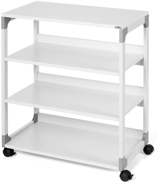 Durable Druckertisch BxTxH750x879x432mm auf Rollen grau Bild 2