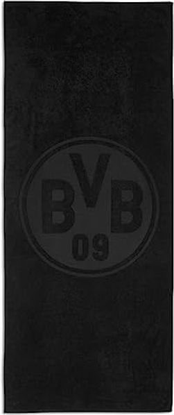 BVB Badetuch BVB Badetuch schwarz 70 x 180 cm, Baumwolle (Packung, 1-St), Schlicht und exklusiv