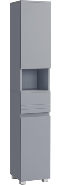 Vasagle Badkommode Badezimmerschrank mit einer Schublade, verstellbare Ablagen