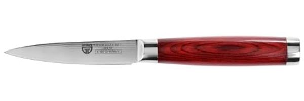 Damaszener Gemüsemesser Küchenmesser mit Hartholzgriff