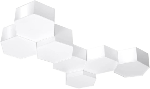 SOLLUX SL. 1058 Deckenleuchte SUNDE 15 weiss PVC 60W L: 30. 5cm B: 26. 5cm H: 15. 5cm dimmbar Bild 4