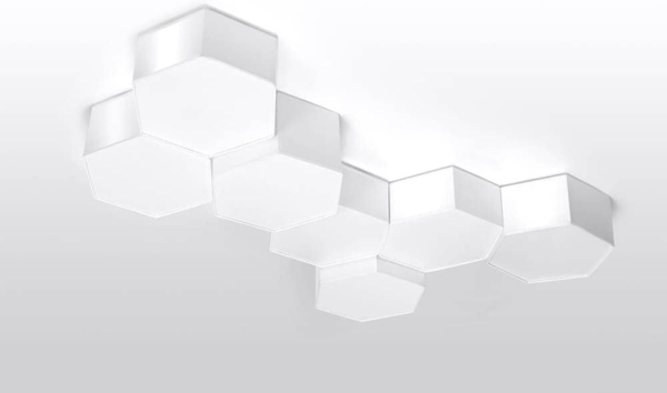 SOLLUX SL. 1058 Deckenleuchte SUNDE 15 weiss PVC 60W L: 30. 5cm B: 26. 5cm H: 15. 5cm dimmbar Bild 5