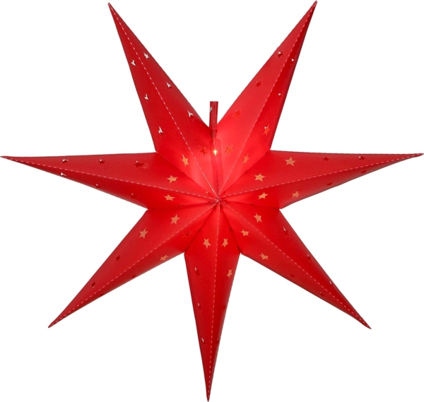 Star 505-03, LED-Outdoor-Stern "Alice", 12 LED, Rot