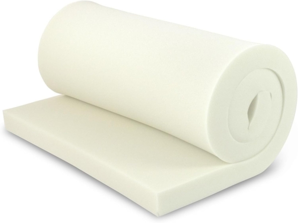 Viscoelastische Matratzenauflage mit Bezug 200 x 160 x 4 cm Bild 2