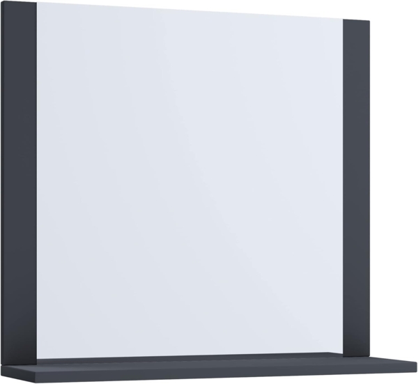 VCM Badmöbel Spiegel Lendas 915166 Anthrazit H. 55 x B. 60 x T. 17 cm