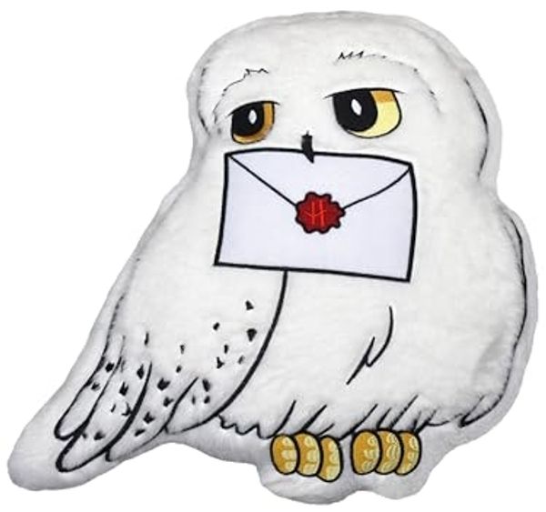 United Labels® Dekokissen Harry Potter Kissen Hedwig Brief Plüsch Eule Dekokissen 40 x 40 cm