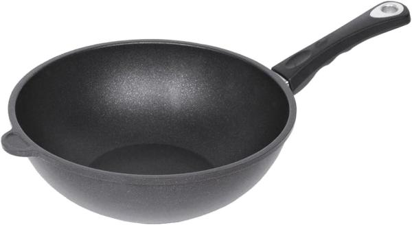 AMT 1128S Wok Aluminumguss 28 cm Ø, Höhe 9 cm