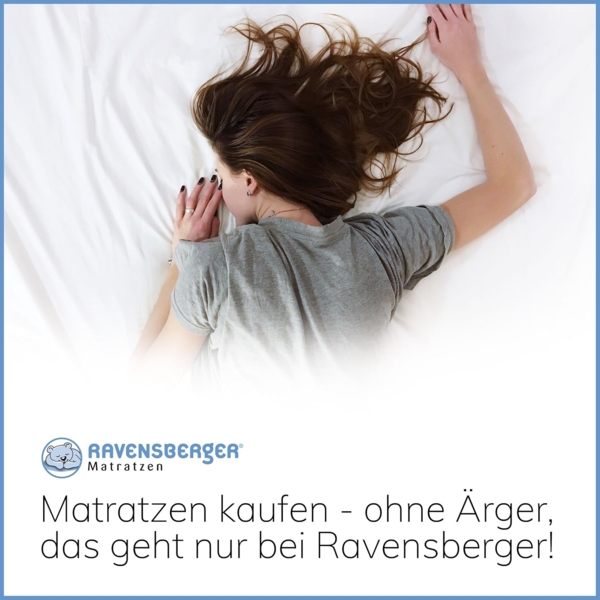 Latexmatratze Latexmatratze Komfort-NATURA Härtegrad H2 (RG.., RAVENSBERGER Matratzen, 17 cm hoch, Härtegrad H 2 (RG 75) 80x200 cm mit Baumwoll-Doppeltuch-Bezug Bild 9