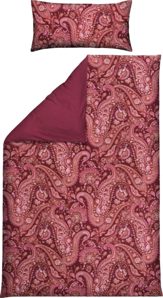 REDBEST Bettwäsche Bettwäsche, Mako-Satin, Satin Paisley