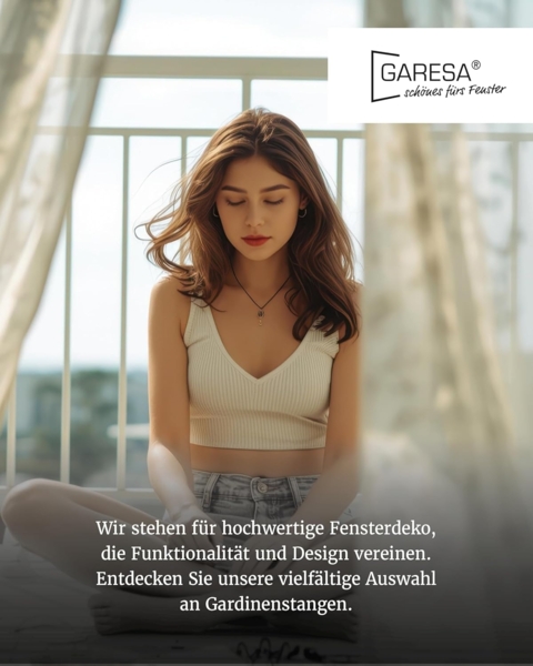 GARESA Schienensystem Kunststoffschiene mit Blende, 2-läufig, Wunschmaßlänge, mit Bohren, verschraubt, Kunststoff, seitlich mit 2 Rundbögen (kein Spalt zwischen Vorhang und Wand) Bild 2