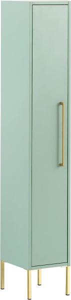 Schildmeyer Gloria Highboard 150414, Holzwerkstoff, 1 Tür Mint / Gold