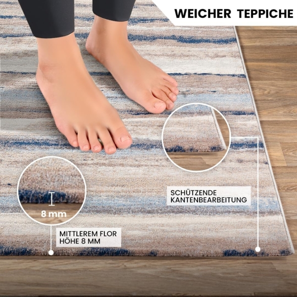 Surya CHARLOTTE Teppich Off-Weiß 200 cm 274 cm 200x274 cm Bild 4