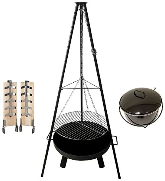 Jürgen Westerholt 'Oslo' Multi-Feuerstellen-Set, Höhenverstellbar, Ø 55 cm