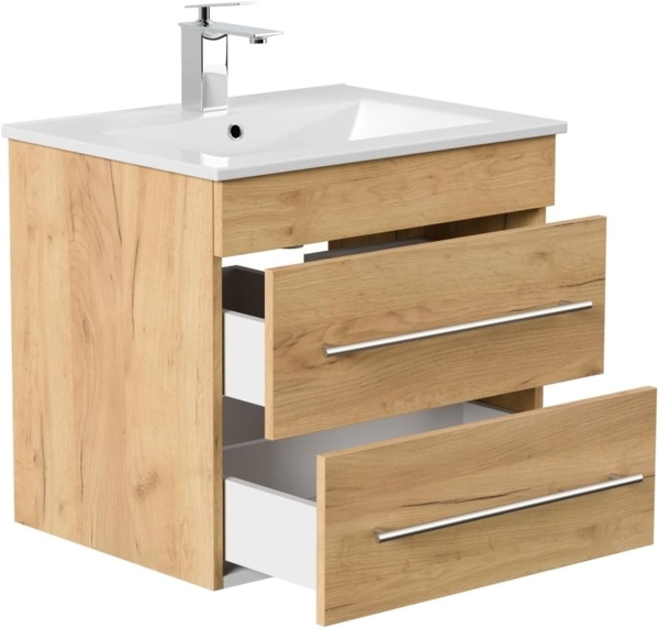 Badmöbel Milet SoftClose eiche gold : Eiche Gold Bild 6