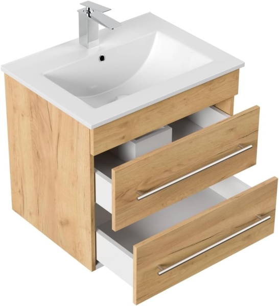 Badmöbel Milet SoftClose eiche gold : Eiche Gold Bild 4