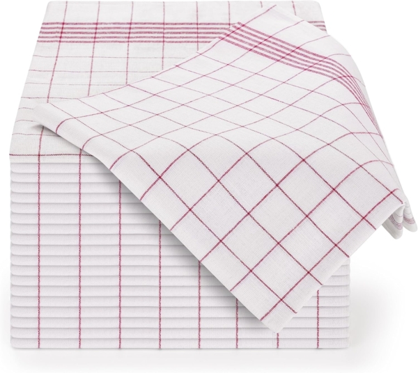 Blumtal Geschirrtuch Hochwertige im praktischen Set, (Set, 5-tlg, Set bestehend aus 5, 10 oder 20), in der Größe 50x70 cm, 100% Baumwolle