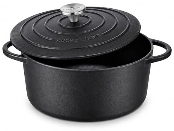 Küchenprofi Provence Guss Bratentopf rund 26 cm schwarz