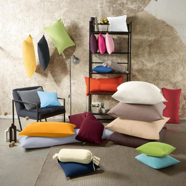 Erwin Müller Kissenbezug Kuschelkissenbezug "Murnau", (1 Stück), Single-Jersey Uni Bild 4