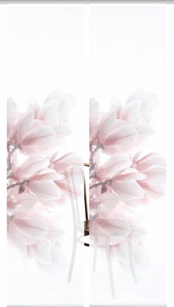 HOME in green Schiebegardine 84105 MORIGA Schiebegardine, recyc. Polyester 245x60 cm, Bambusoptik (2 St), Polyester (recycelt) Polyester Bild 5