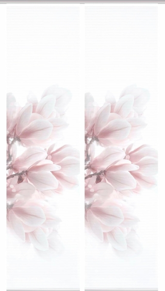 HOME in green Schiebegardine 84105 MORIGA Schiebegardine, recyc. Polyester 245x60 cm, Bambusoptik (2 St), Polyester (recycelt) Polyester Bild 4