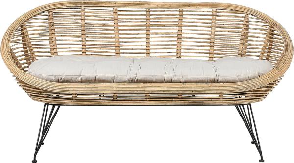 Gartensofa MARATEA Rattan Natürlich