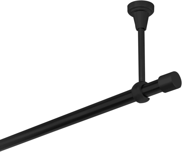 MDEKOR Gardinenstange, 1-läufig, kürzbar, Deckemontage, Gardinenstange Vorhangstange Deckenmontage