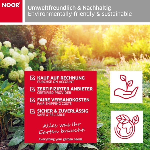 NOOR PVC Sichtschutzmatte - wetterfester Sichtschutzzaun für Balkon, Terrasse und Garten - stabile Balkonverkleidung als Sichtschutz - einfache Montage der Zaunblende - Bambus 100 cm x 3 m Bild 6